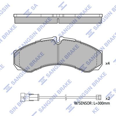 Тормозная колодка SP2638