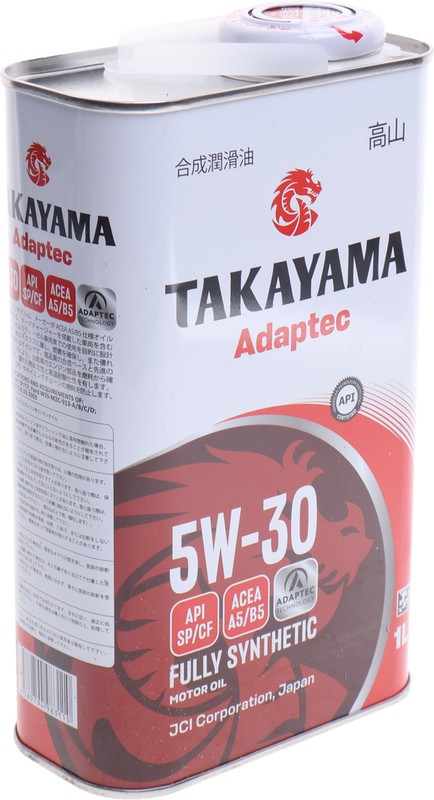 Масло моторное Adaptec A5/B5 5W30 синт.1л TAKAYAMA 322126