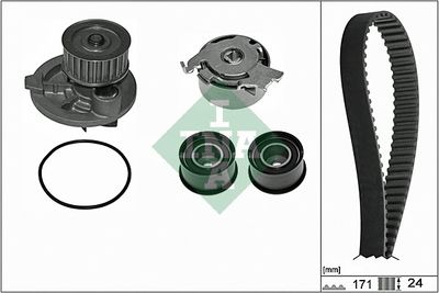 Комплект ГРМ CHEVROLET CAPTIVA, OPEL ANTARA 2.4 530035831