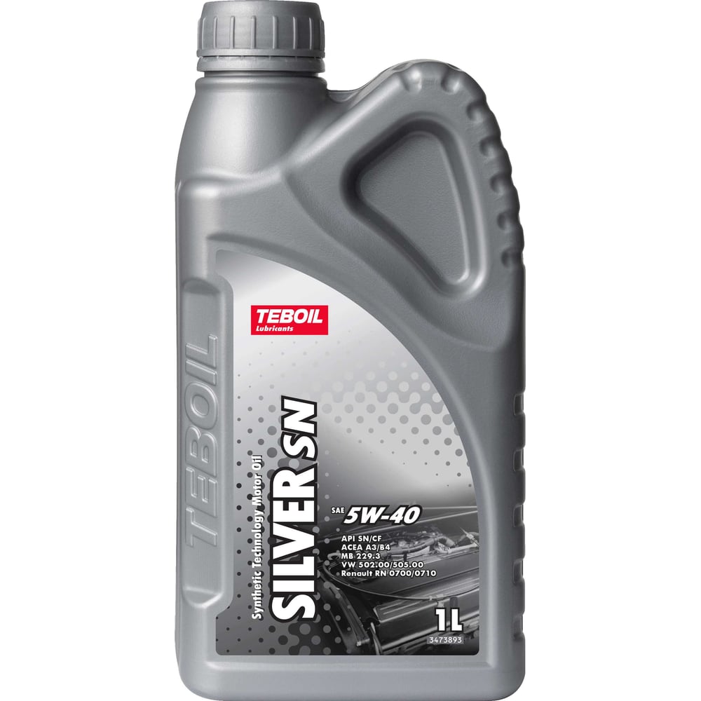 5W-40 Silver SN, 1л (полусинт.мотор.масло)