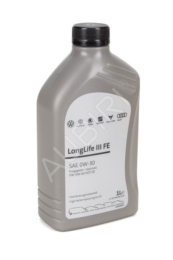 Масло моторное синтетическое VAG Longlife III 0W-30 1л GS55545M2 (GS55545M2EUR)