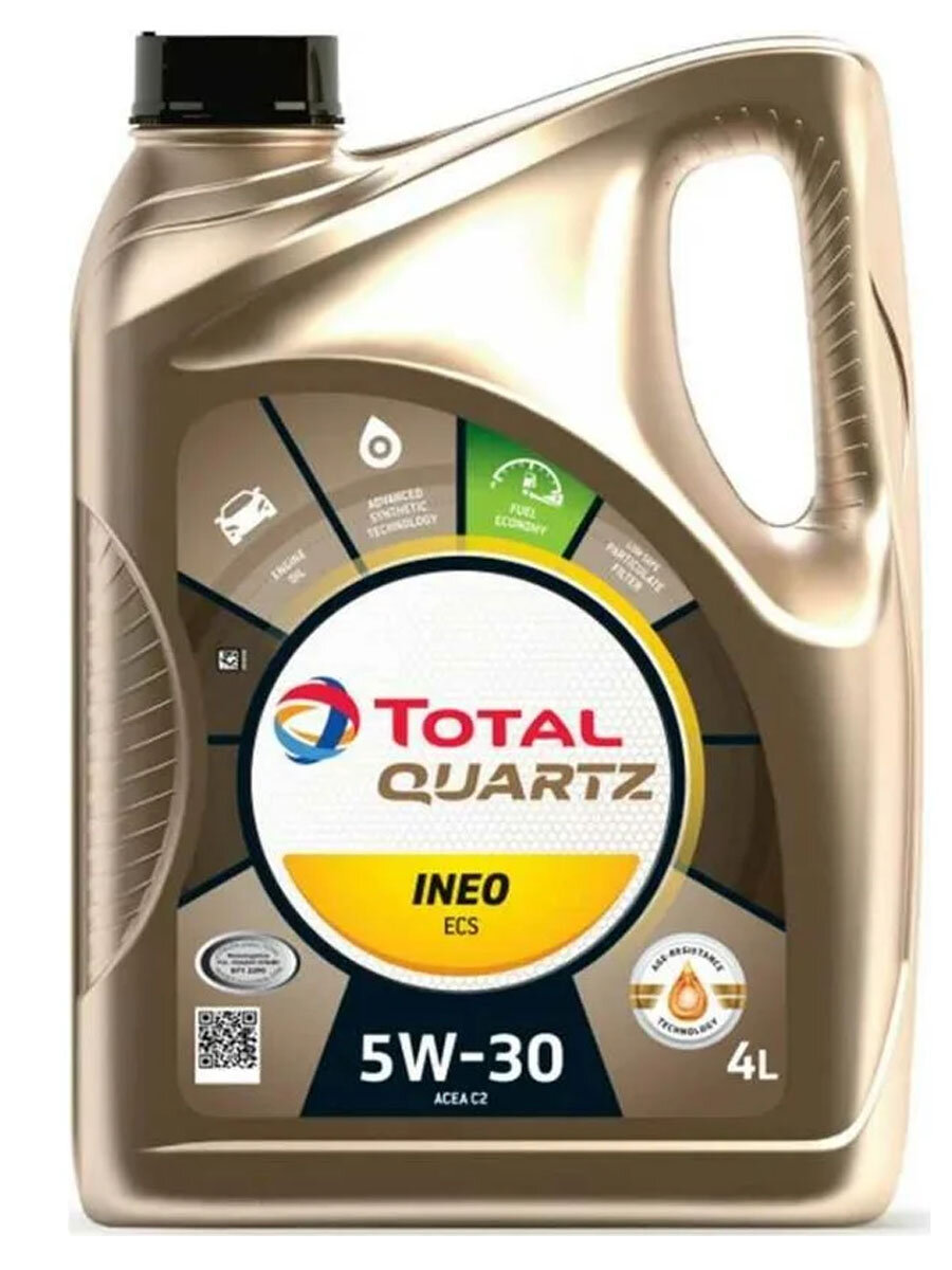Масло моторное TOTAL QUARTZ INEO ECS 5W-30 4л 195324
