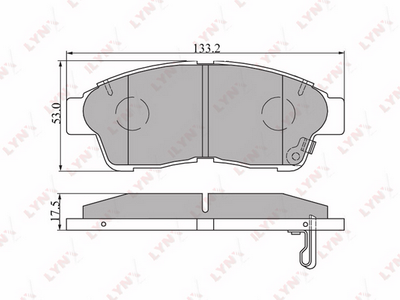 "Колодки тормозные передние подходит для TOYOTA Camry(V10/20) (14"") 96-99/99-01(JAP)/Carina E/Corolla(E10) 92-97/(E11) (AKE) 97-02/Rav 4 95-00 BD-7516"