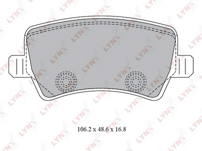 Колодки тормозные задние подходит для FORD Galaxy 1.6-2.3 06 / S-Max 1.6-2.5 06, LAND ROVER Freelander 2.0 11 / Evoque 2.0-2.2D 11, VOLVO S60 2.0T-3.0T 10 / S80 1.6-3.0T 06 / XC60 2. BD-7817