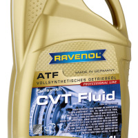 Трансмиссионное масло RAVENOL ATF CVT Fluid 4л (121111000401999) 4014835732599