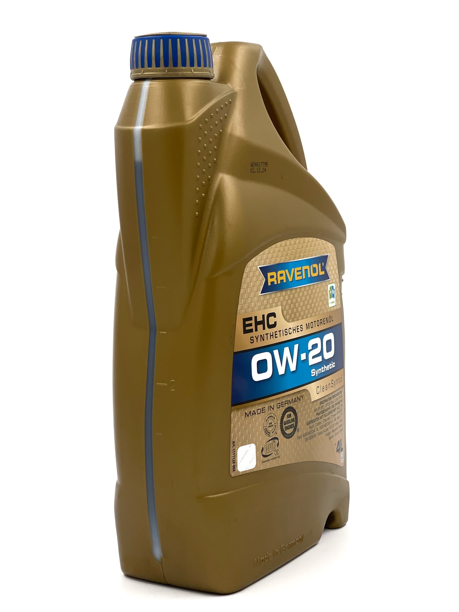 Моторное масло RAVENOL ECS EcoSynth 0W-20 4л (111110200401999) 4014835718593