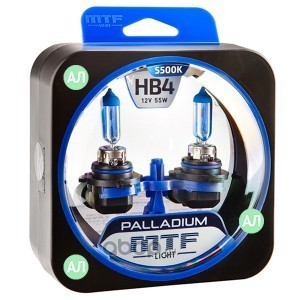 ГАЛОГЕННЫЕ АВТОЛАМПЫ СЕРИЯ PALLADIUM HB49006, 12V, 55W, КОМПЛЕКТ 2 ШТ HPA12B4
