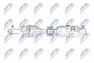 Полуось: SUZUKI SX4 2WD/4WD 1.6 06-, FIAT SEDICI 2WD/4WD 1.6 06- /ПЕРЕД,ПРАВ,MTM/ NPWSU058 NPWSU058