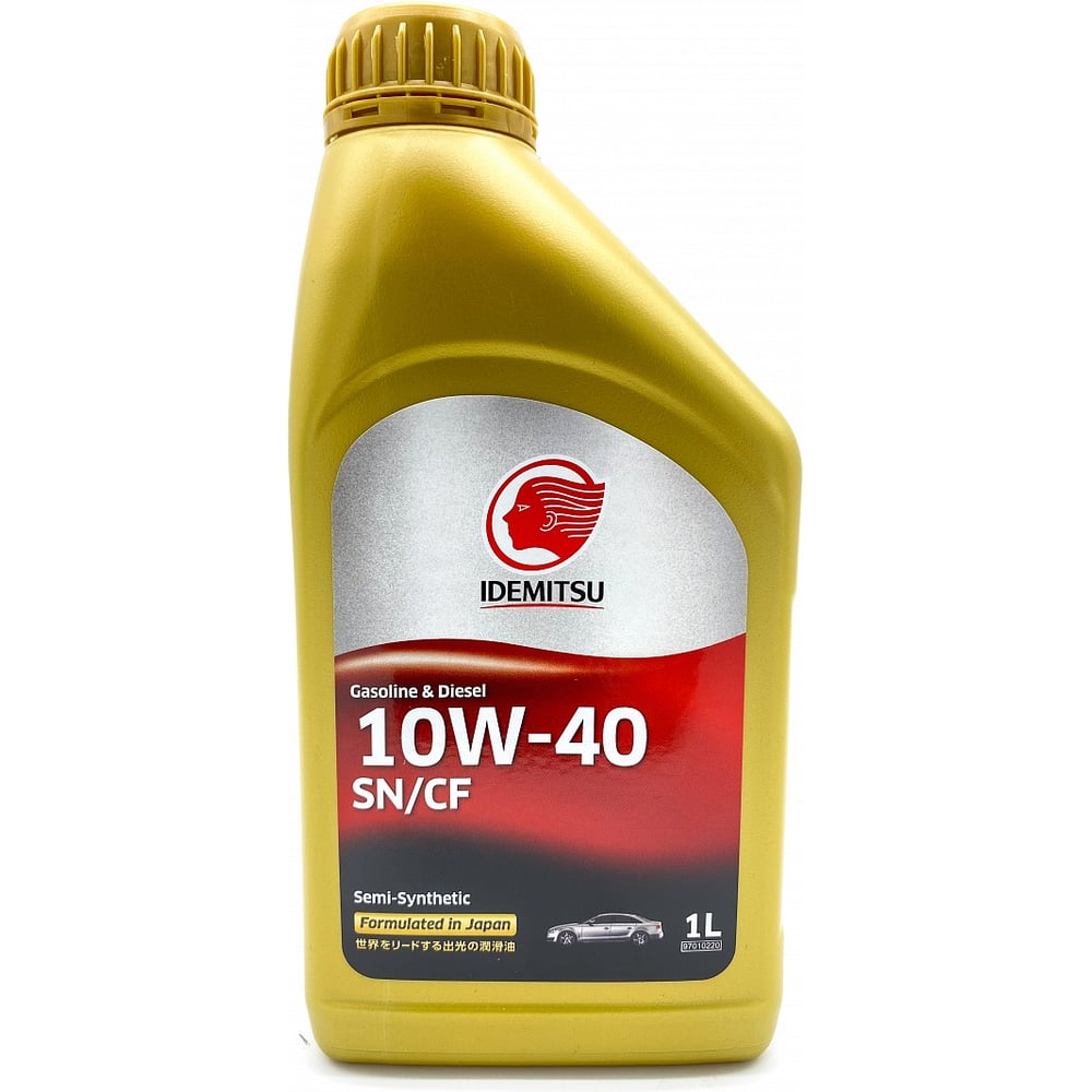 Масло моторное IDEMITSU SEMI-SYNTHETIC SN/CF 10W-40 1л (30015045-724) 30015049-724