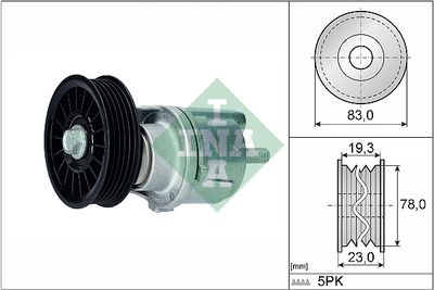 Натяжитель ремня VW PASSAT (3B2) 1.9TDI 534018510