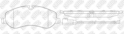 Колодки тормозные дисковые (с датчиком износа) FORD TRANSIT 14-/CUSTOM 12-  PN0667W