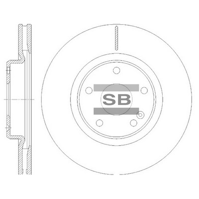Диск тормозной GEELY COOLRAY SD8464