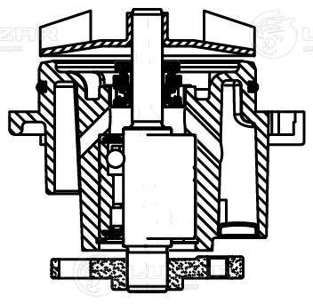 Насос водяной для а.м Land Rover Range Rover IV 12- 4.4D LWP 1017