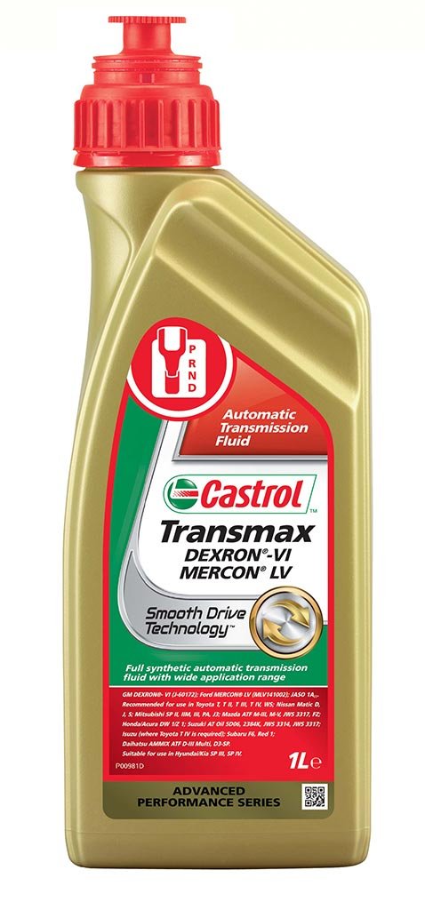 Замена на 15D747 Трансмиссионное масло Castrol Transmax DEXRON®-VI MERCON® LV 1л 156CAA