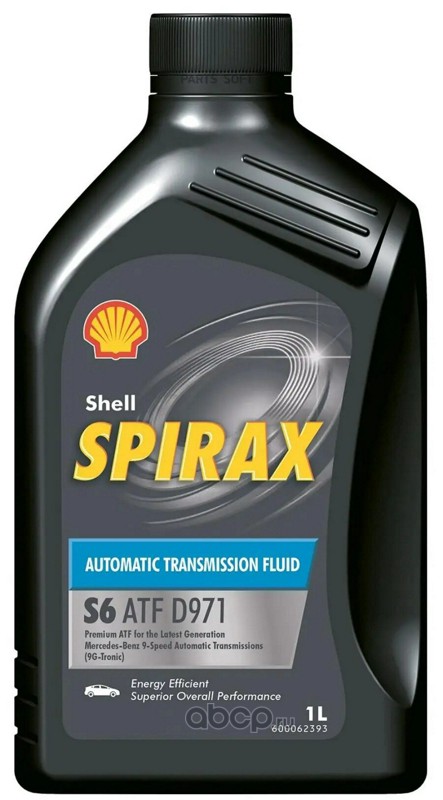 Трансмиссионное масло Shell Spirax S6 ATF 1л 550075034
