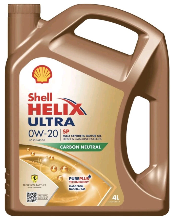 Масло моторное  моторное  Shell Helix Ultra SP 0W-20 4 Л 550061077