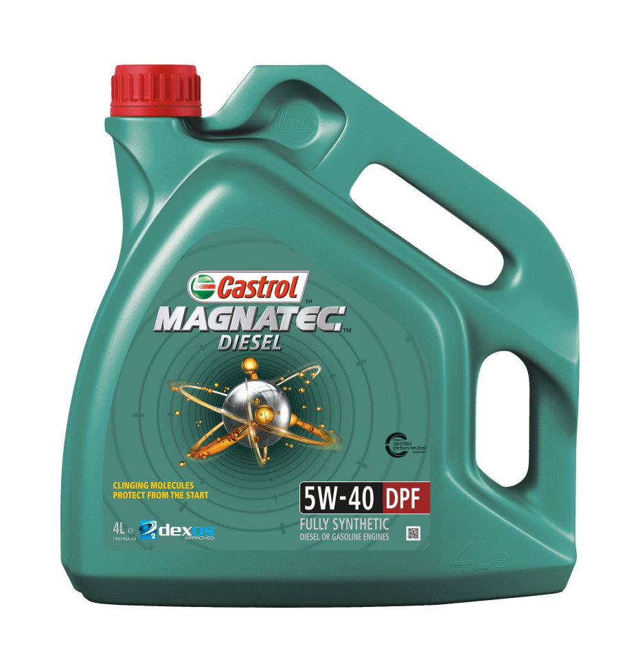 Масло моторное Magnatec Diesel 5W-40 DPF 4л SN/CF C3 Fiat 9.55535-S2 Ford WSS-M2C917-A GM dexos2 MB 15F84E