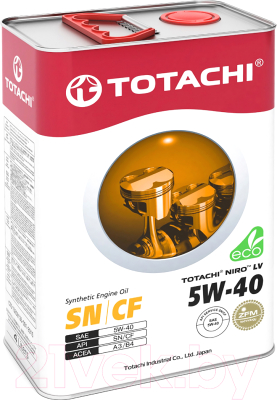 Масло моторное 5W-40 4л NIRO LV SNCF 3,47 Масло моторное СИНТ КГ 4589904523540