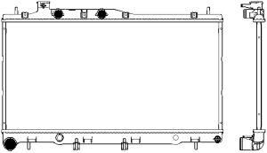 Радиатор SUBARU LEGACY 03-09, SUBARU OUTBACK 03-09 34211011