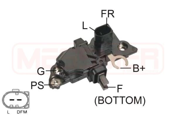 Регулятор напряжения генератора AUDI/VW 1.9TDi 215231