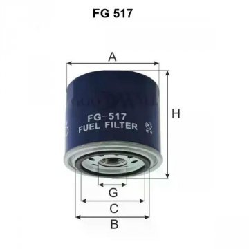 Фильтр топливный FG517