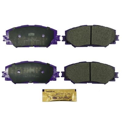 Колодки тормозные TOYOTA AURIS 1.4-1.6 07-/COROLLA 1.4 07-/RAV 4 06- передние PN1524