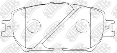 Колодки передние (TOYOTA CAMRY (_V30_) 2.4/3.0 0104) PN1479