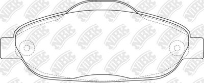 Колодки передние (PEUGEOT 3008, 308) PN0450