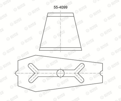 Клапан, изменение фаз ГРМ\ VW TIGUAN, SKODA OCTAVIA A5 AUDI A4, A5, A6, A7 2.0TFSI 554099