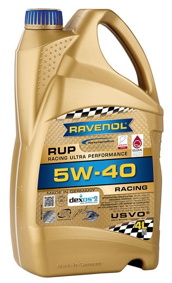 Моторное масло гоночное RAVENOL RUP Racing Ultra Performance 5W-40 4л (114109100401999) 4014835853317