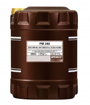 5W-40 SN/CH-4, A3/B4 10л (синт. мотор. масло)