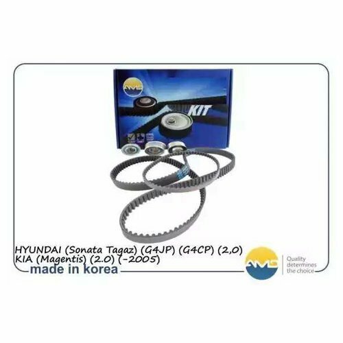 Комплект ГРМ (ремень ГРМ+ремень баланс.+три ролика) HYUNDAI Sonata Tagaz, G4JP, G4CP, 2,0, KIA Magentis, 2.0, -2005 AMDKITBR15