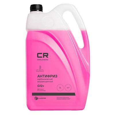 Антифриз, готовый раствор CR G12+ карбоксилатн. флоур., красный -40°С, 5л/5.37кг