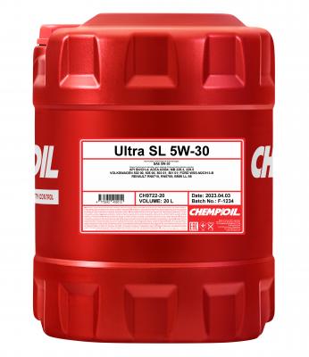 5W-30 Ultra SL(SN) / CH-4, A3/B4, 20л (синт. мотор. масло)