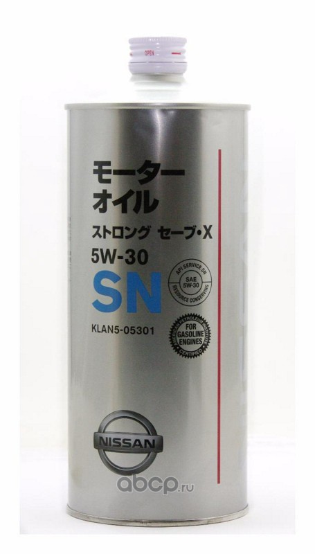 Масло моторное NISSAN Strong Save 5W-30 1л KLAN5-05301