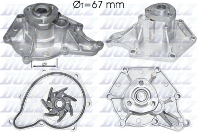 Насос водяной VW TOUAREG (7L/7P) 3.0TDI A-213