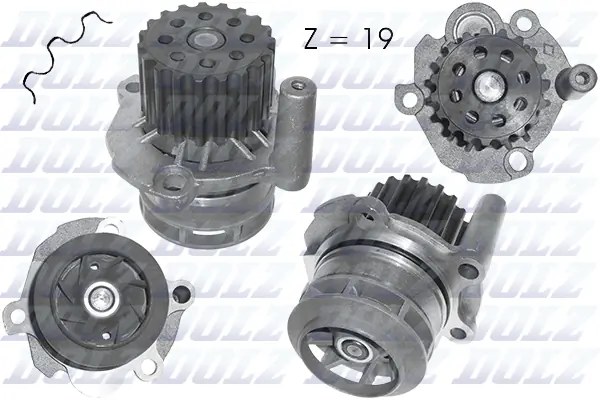 Насос водяной VW PASSAT B5/B6, TIGUAN 2.0TDI A-251