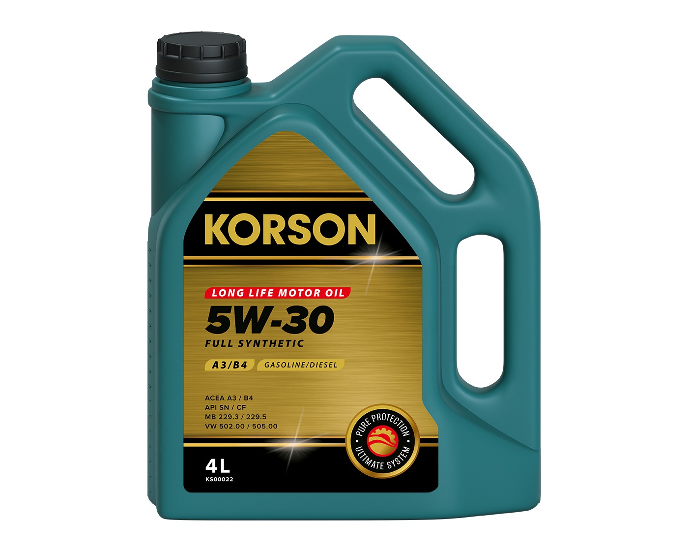 5W-30 FULL SYNTHETIC A3/B4 4л (синт. мотор. масло.)