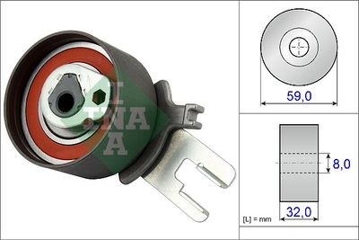 Ролик натяжной ГРМ VOLVO S60 I-II, S80 I-II, XC90 531085910