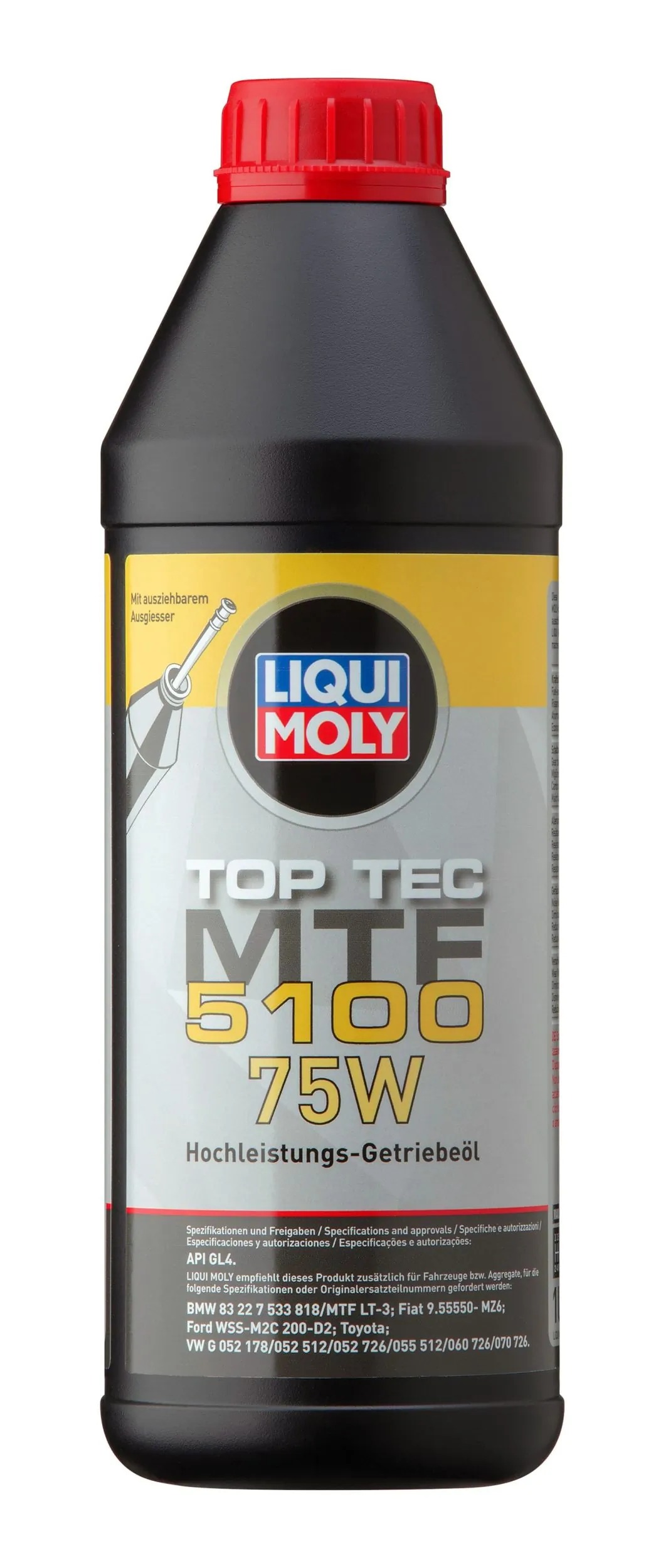 Масло трансмиссионное минеральное Top Tec MTF 5100 75W GL-4 1л (21687) 20842
