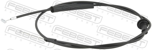 Тросик привода открывания замка капота HYUNDAI GETZ 2002- 12101-TBL