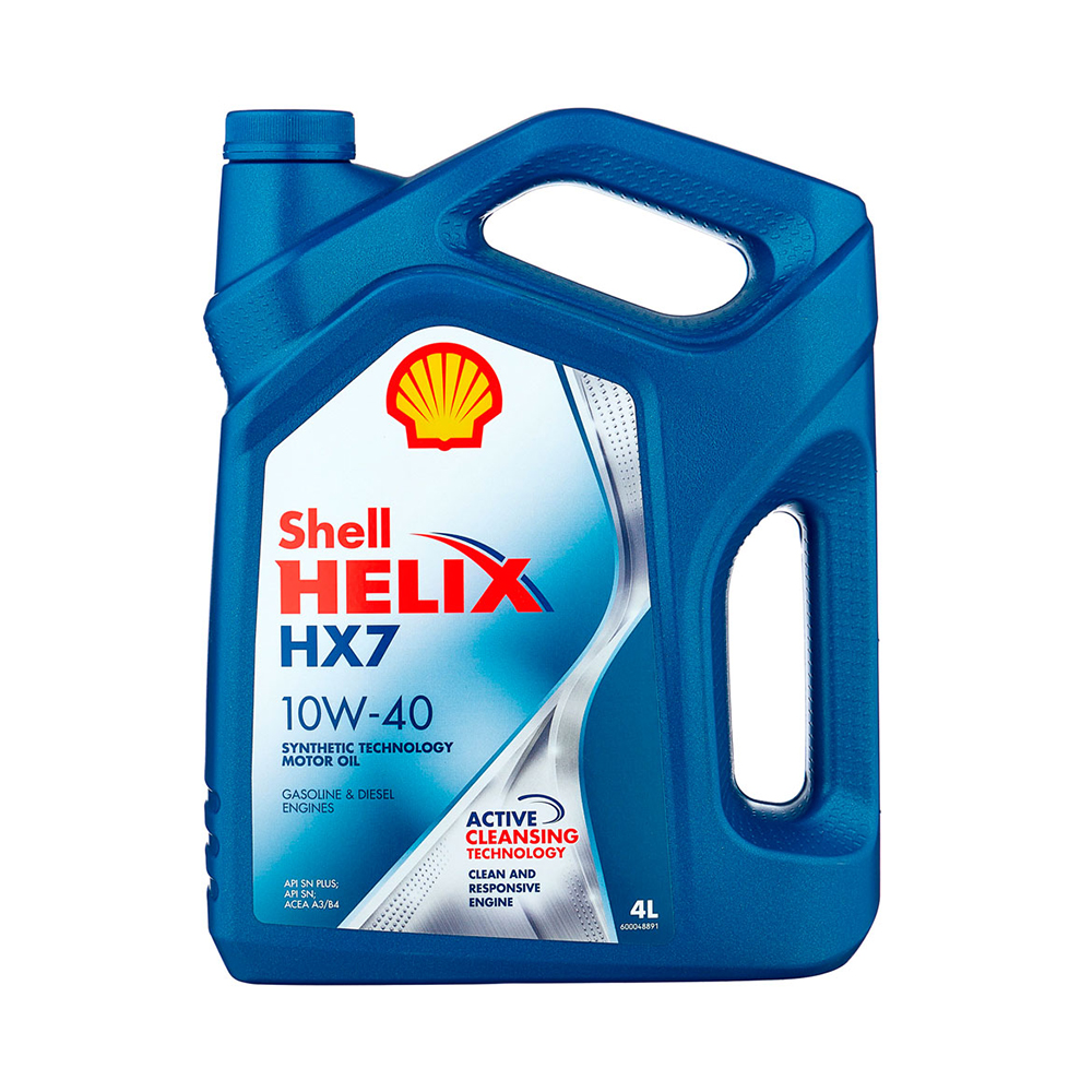 Масло моторное полусинтетическое Helix HX7 10W-40 4л (550046360) 550051575(550070333T124)