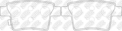 Колодки тормозные дисковые FORD MONDEO III 09.04-/JAGUAR X-TYPE  PN0501