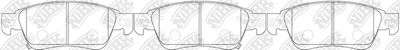 Колодки тормозные дисковые INFINITI EX35 J50 07-, G35 V36 06- PN0388