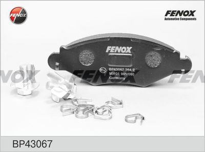 Колодки диск передние Peugeot 206 98- BP43067