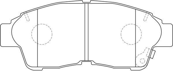 Колодки тормозные передние (TOYOTA COROLLA 9201/CARINA E 9296/RAV 4 9495) BP21322